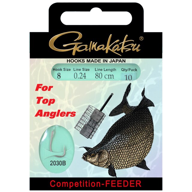 Gamakatsu Feeder Strong BKD 2030B 80cm 10Stk.