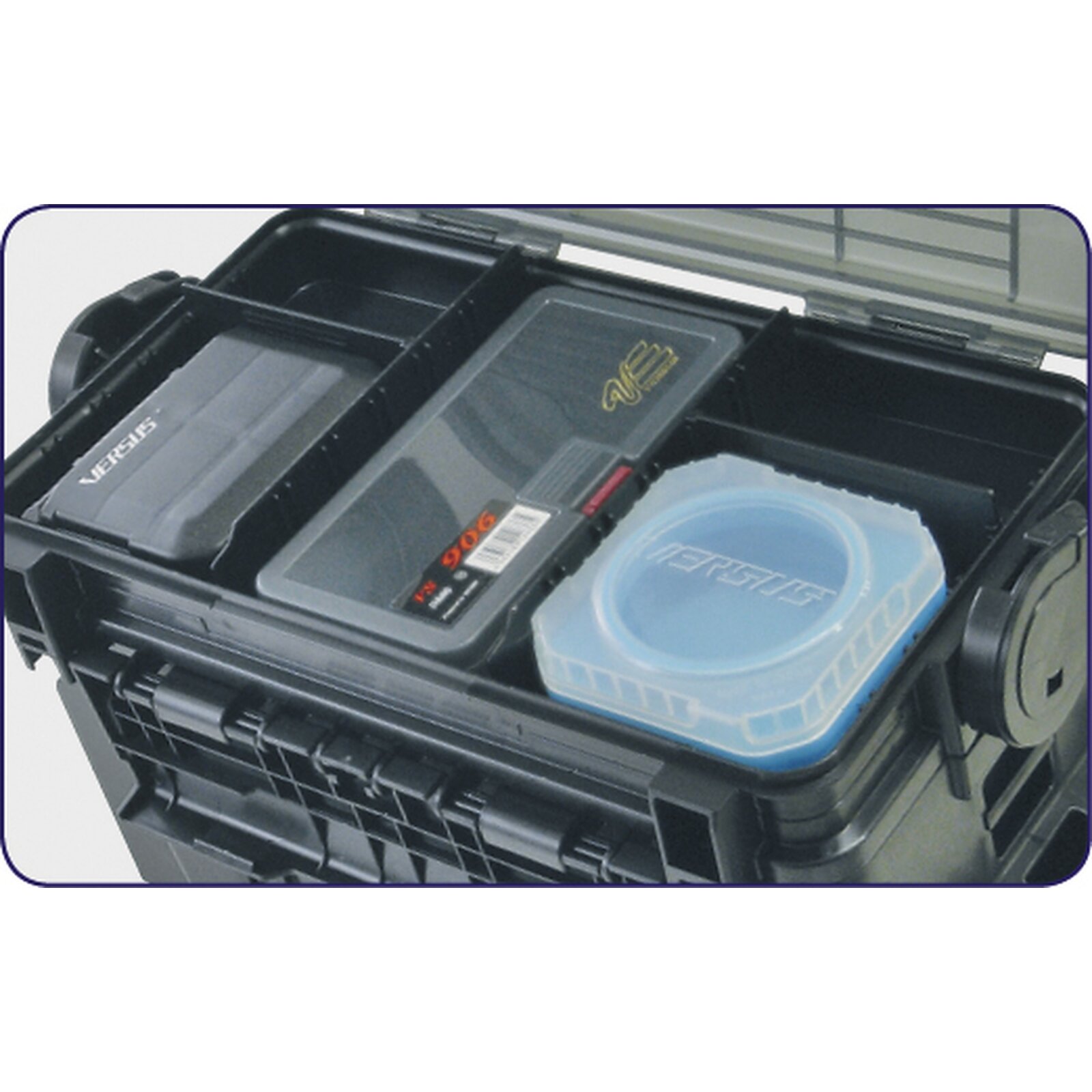 MEIHO VS-7070 schwarz clear lid