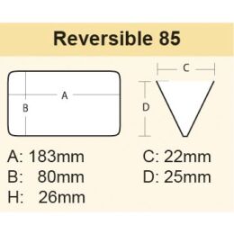 MEIHO Reversible Triangle 85 mm Weiß