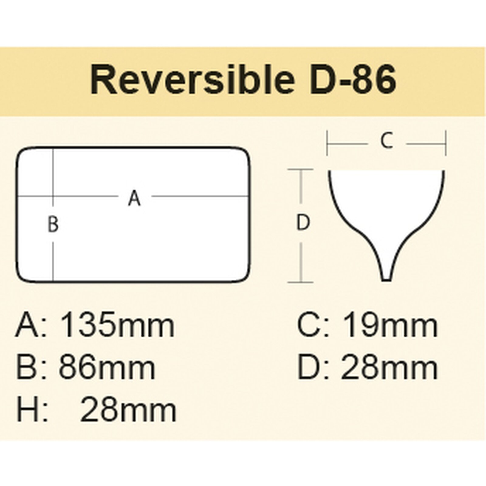MEIHO Reversible D-86 schwarz