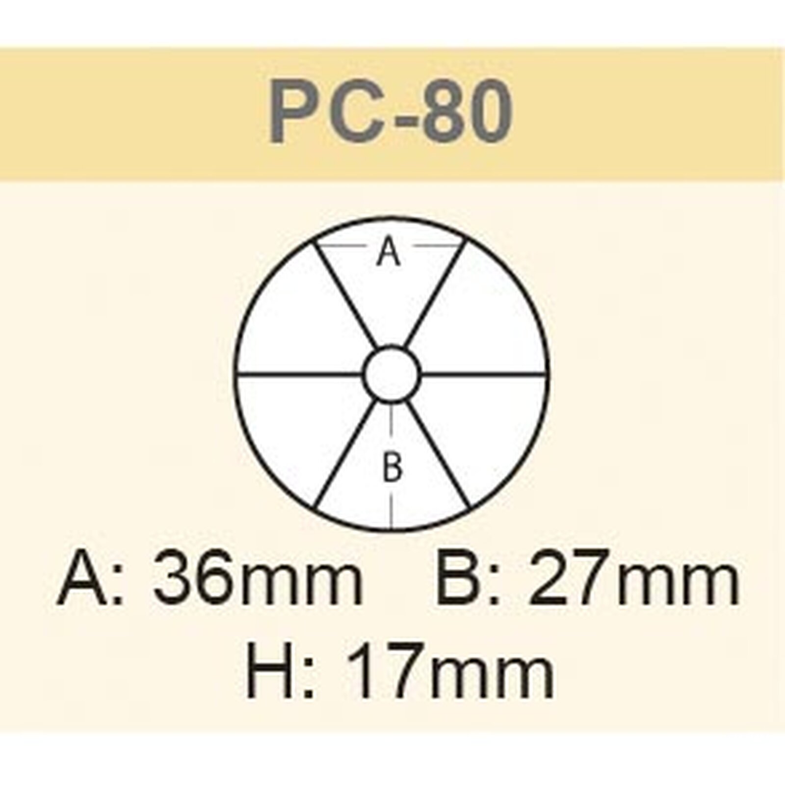 MEIHO PC-80 Rundverteiler 84 mm