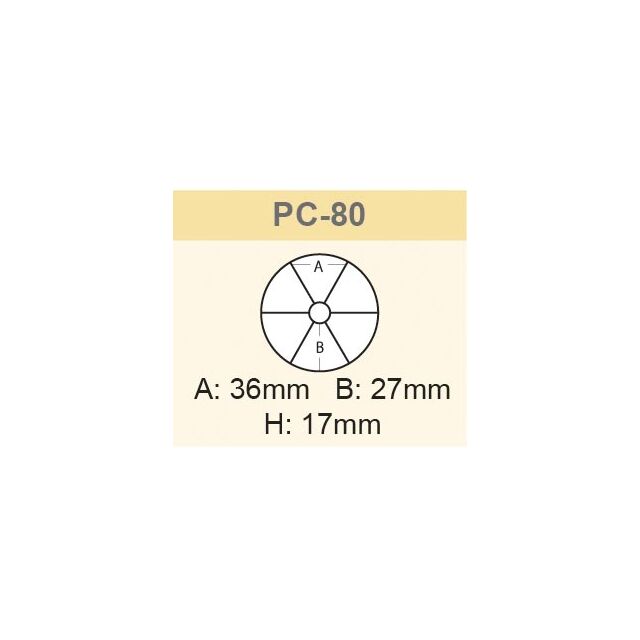 MEIHO PC-80 Rundverteiler 84 mm
