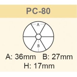 MEIHO PC-80 Rundverteiler 84 mm