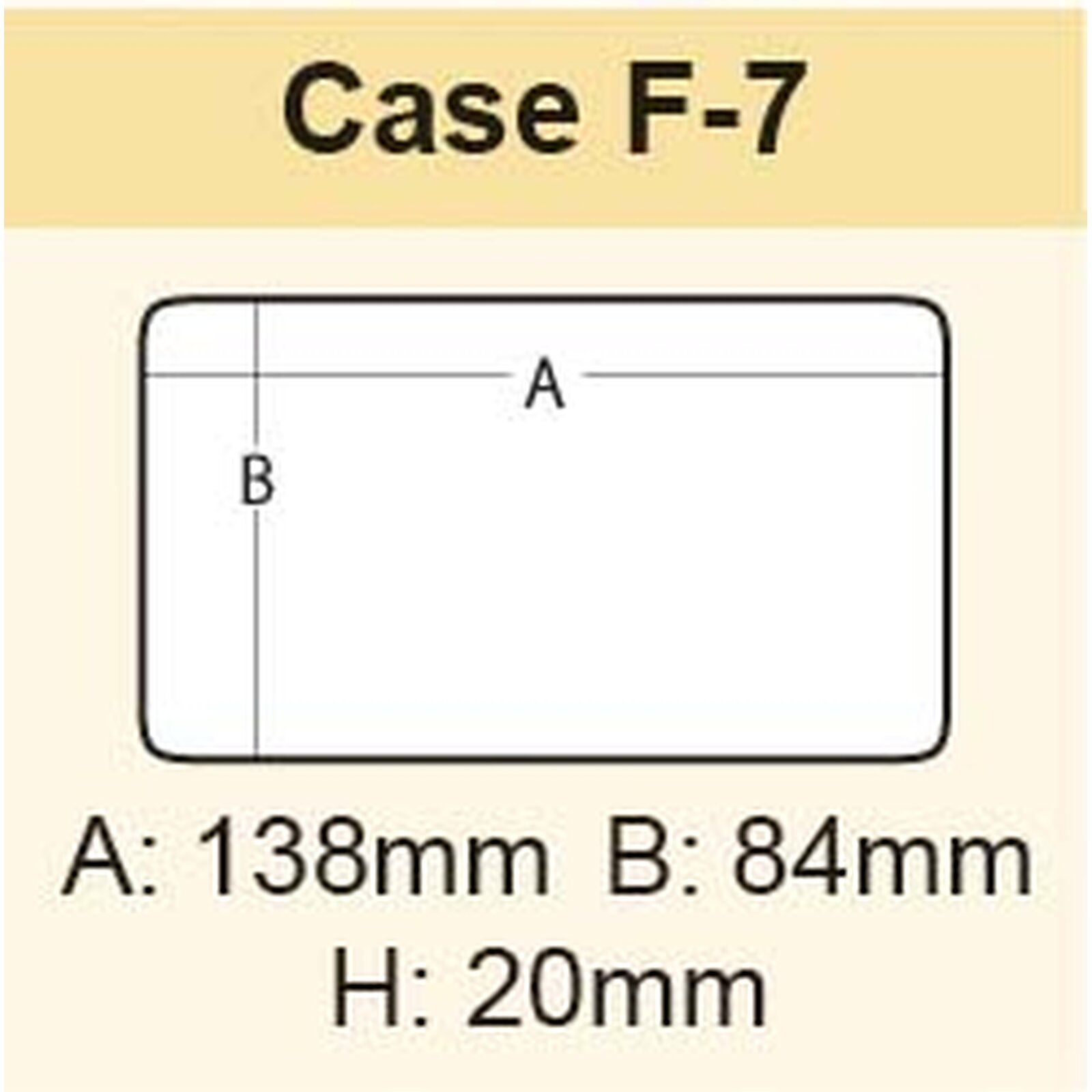 MEIHO Slit Form Case F7