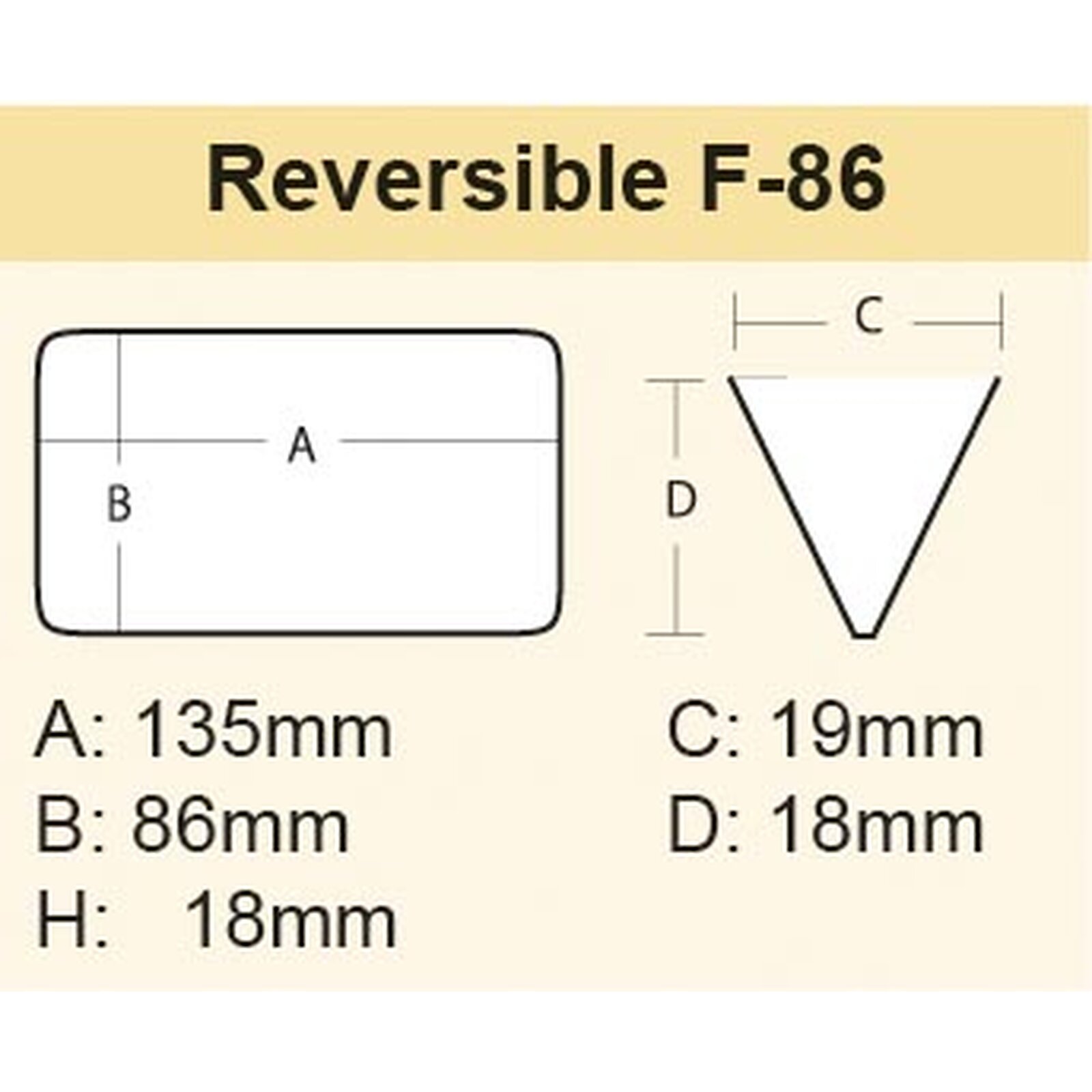 MEIHO Reversible F86 navy