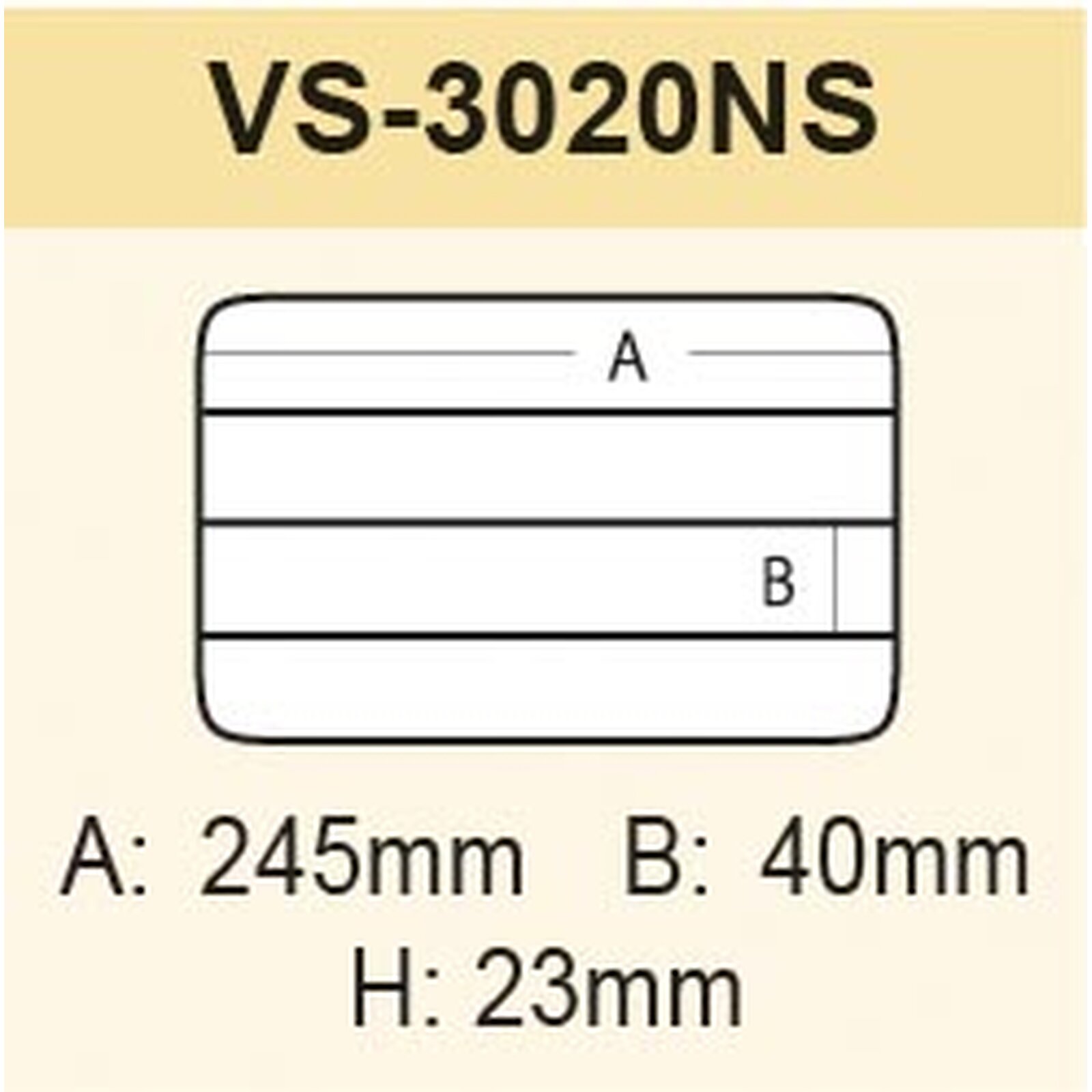 MEIHO VS-3020 NS Schwarz