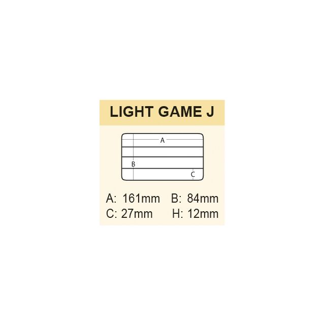 MEIHO Light Game Case J schwarz
