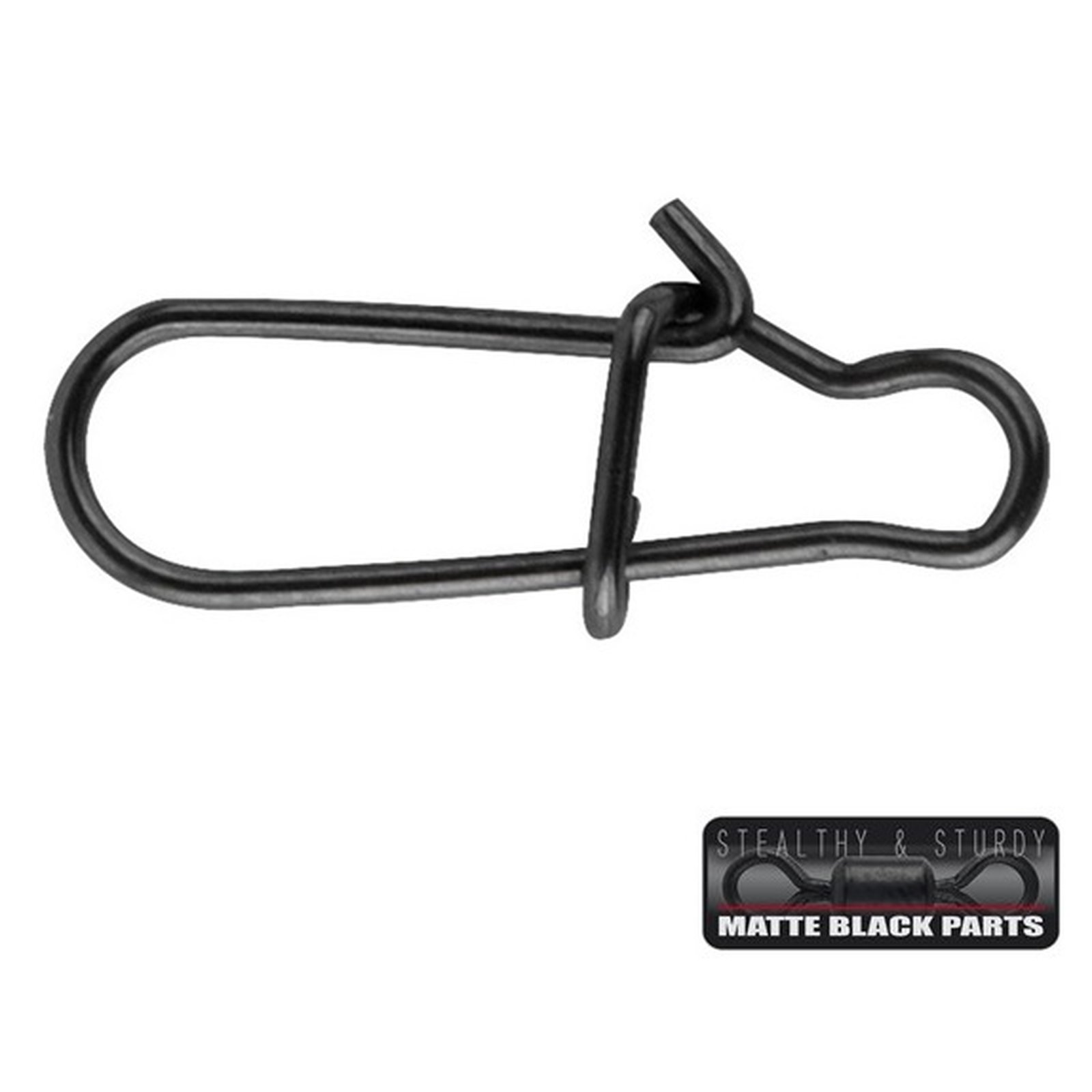 SPRO Matt Black Easy Snap #1 | 9,0 kg | 20 Stk.