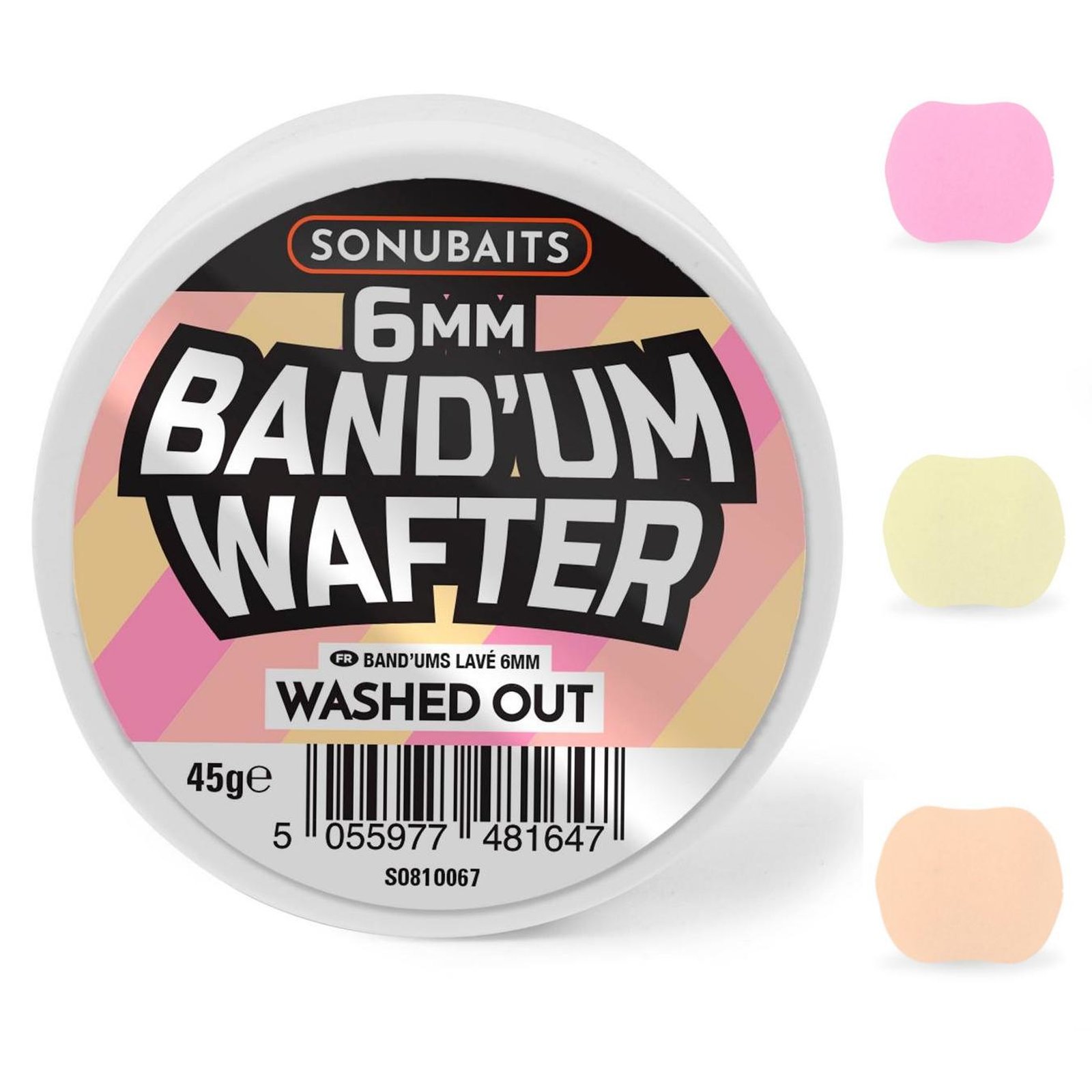 Sonubaits BandUm Wafters Washed Out 45g 8mm