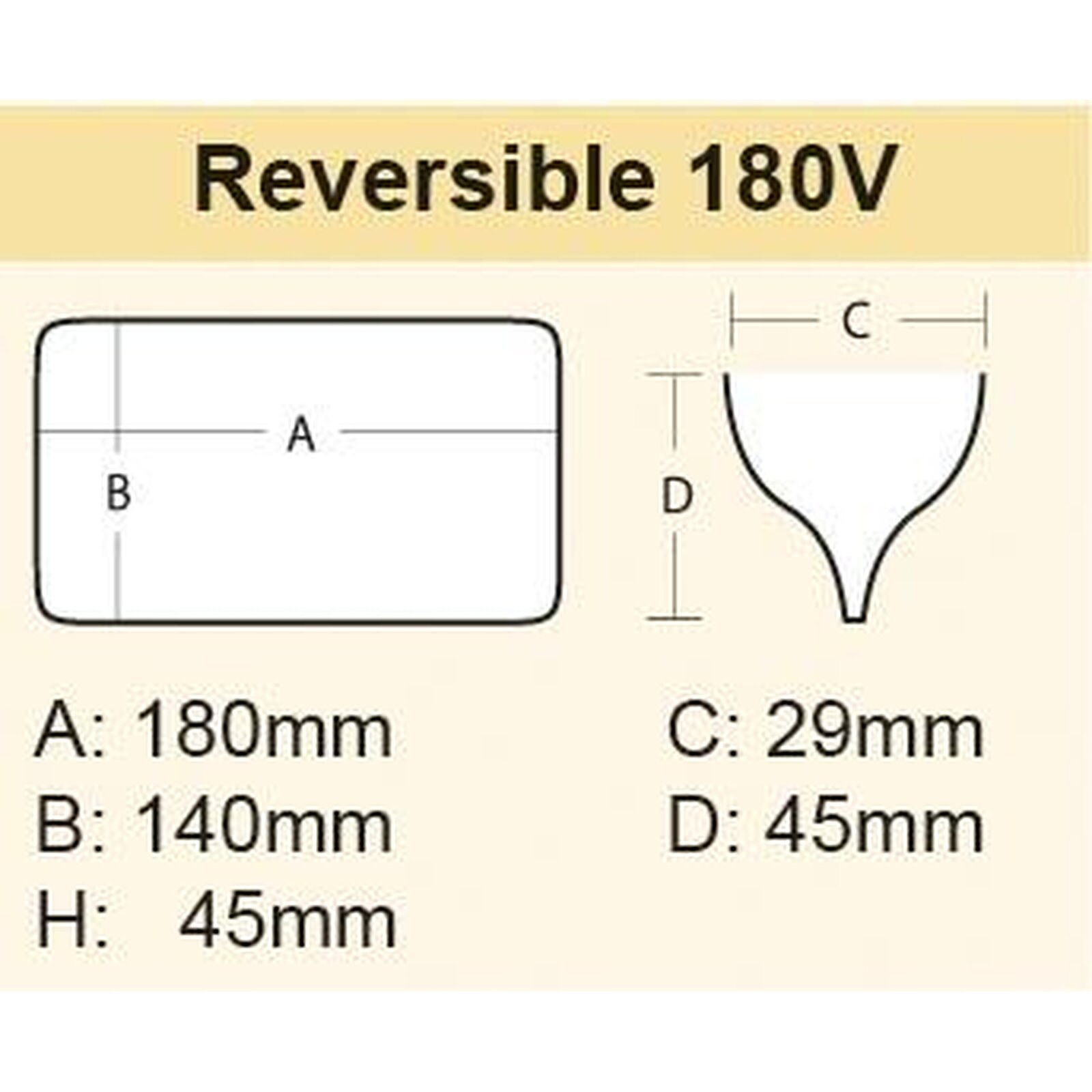 MEIHO Reversible 180V wei