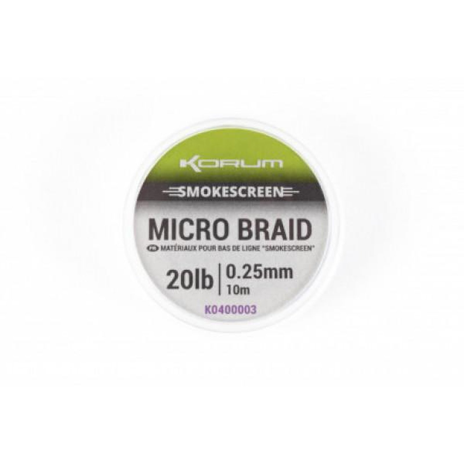 Korum Smokescreen Micro Braid 15lb