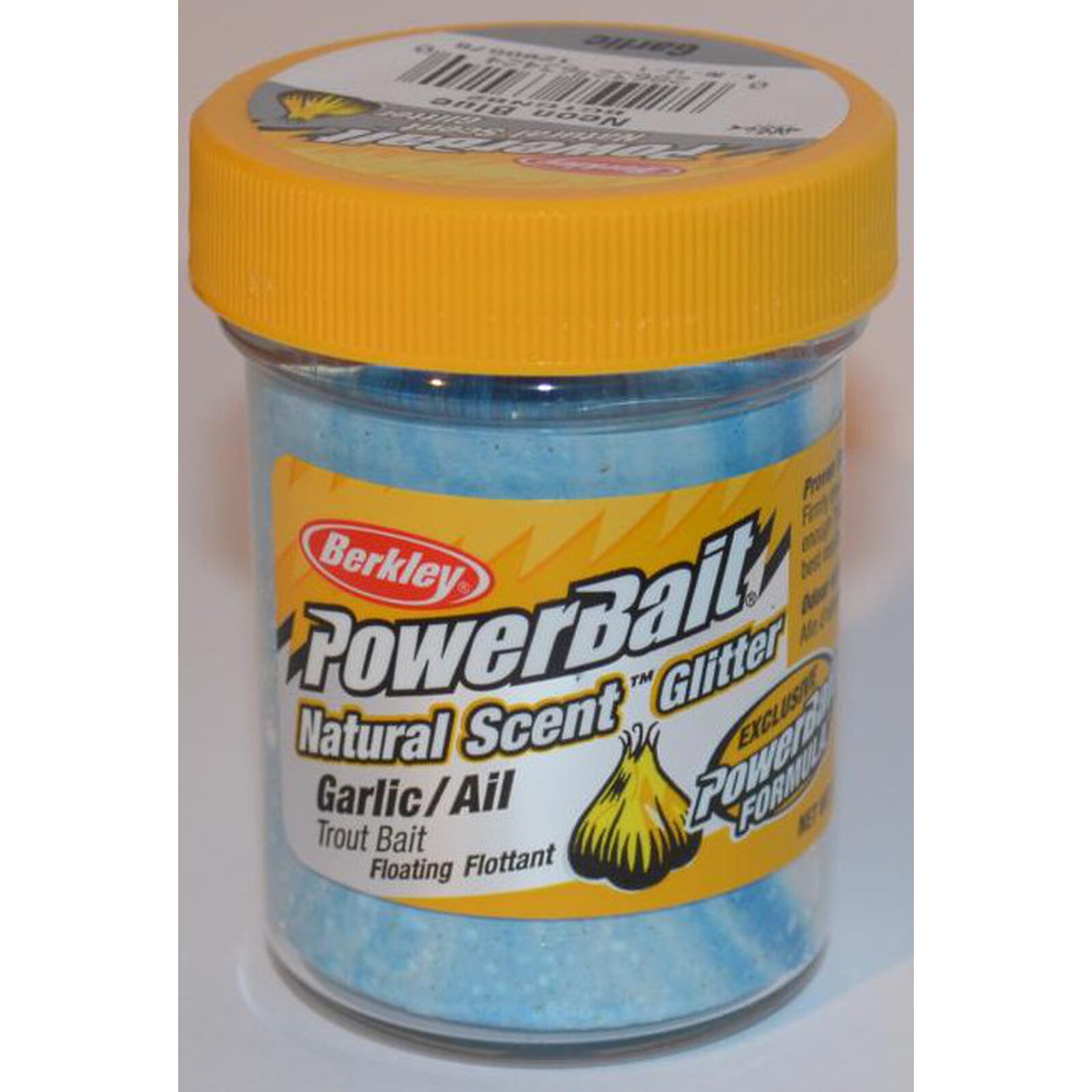 Berkley Trout Bait Glitter Neon white Blue Garlic - 50g