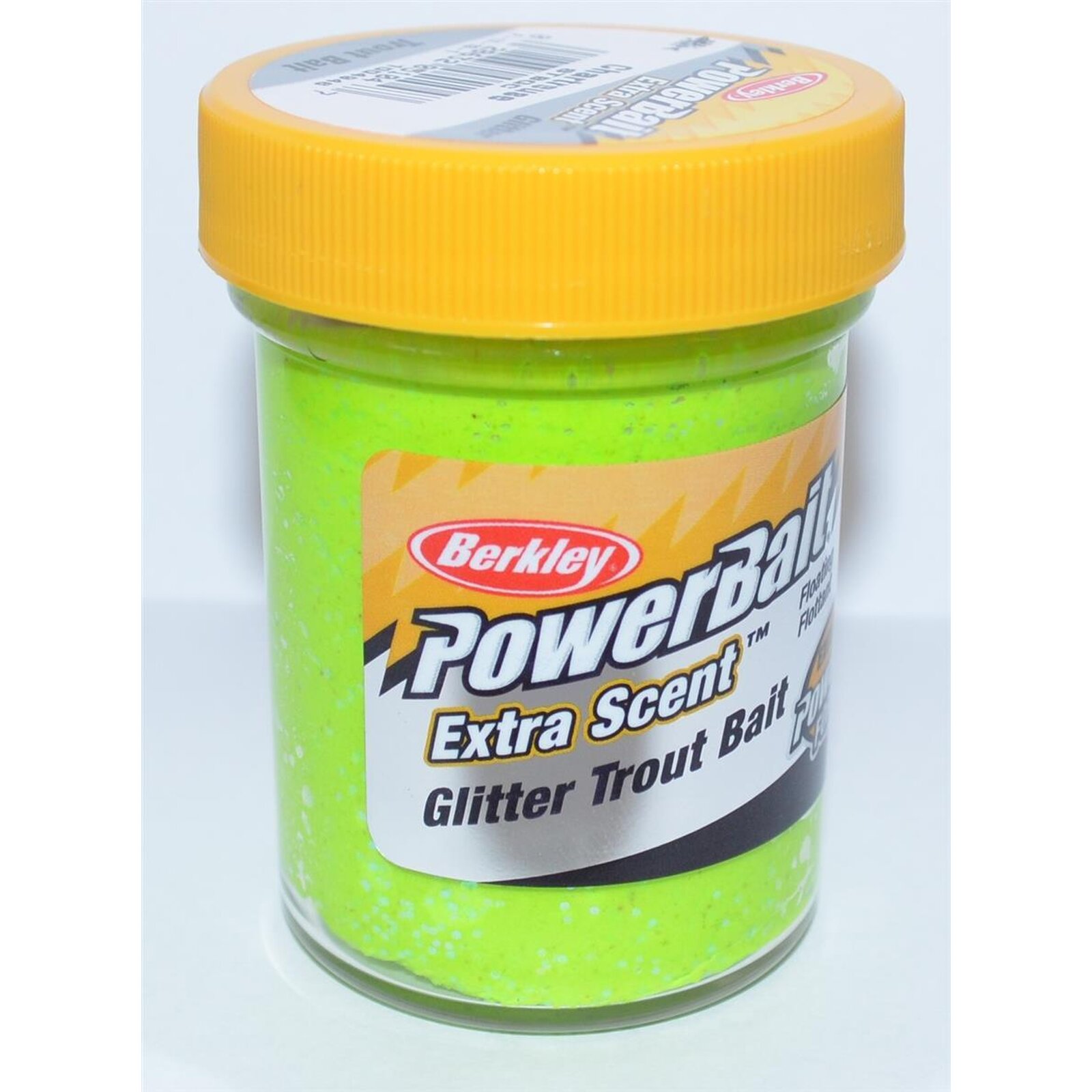 Berkley Trout Bait Extra Scent Glitter Chartreuse - 50g