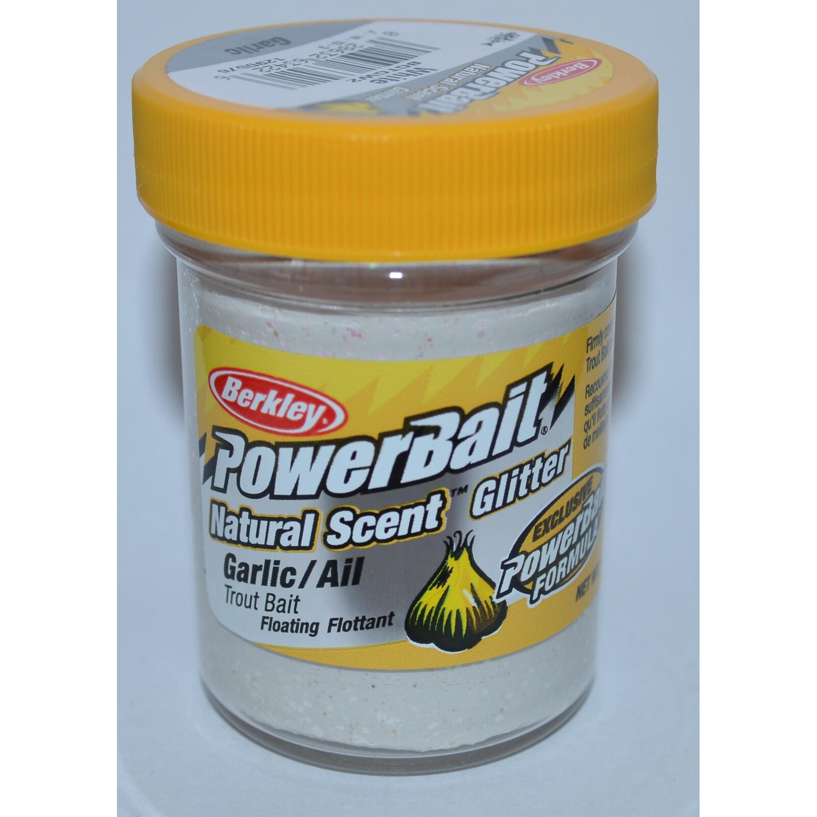 Berkley Trout Bait Glitter White Knoblauch - 50g