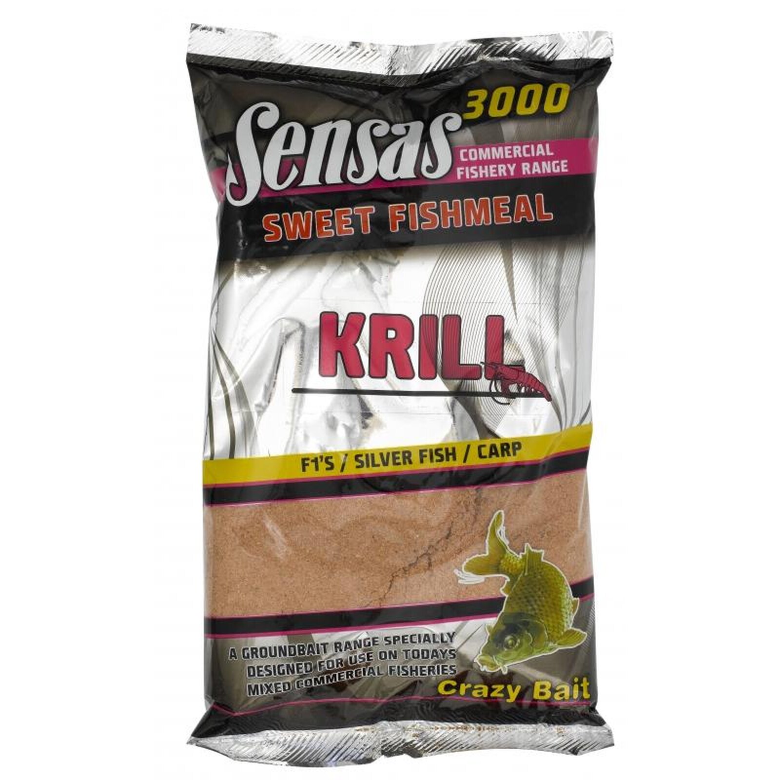 Sensas 3000 Sweet Fishmeal UK Krill 1,00kg