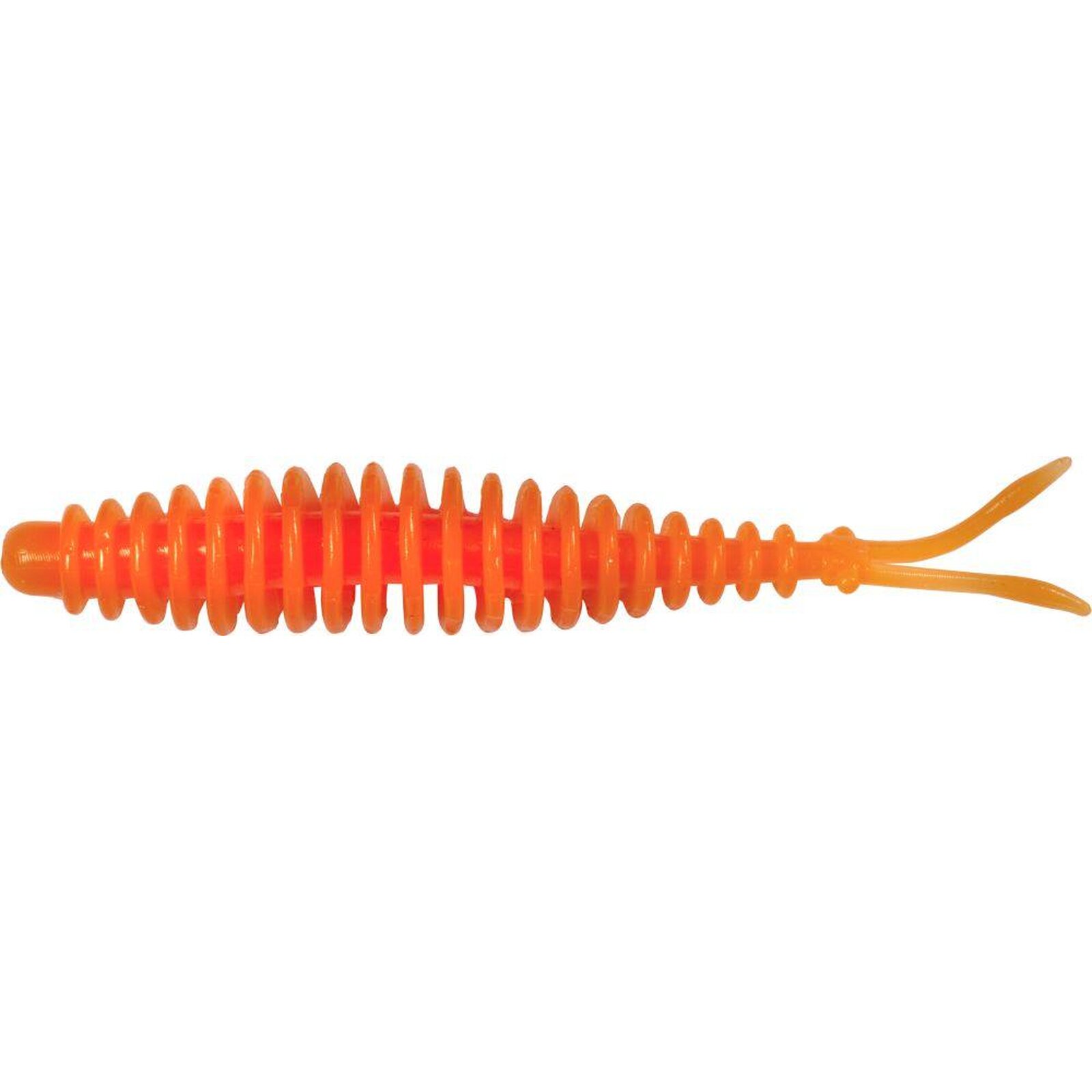Magic Trout T-Worm V-Tail neon orange Kse 1,5g 6,5cm 6Stk.