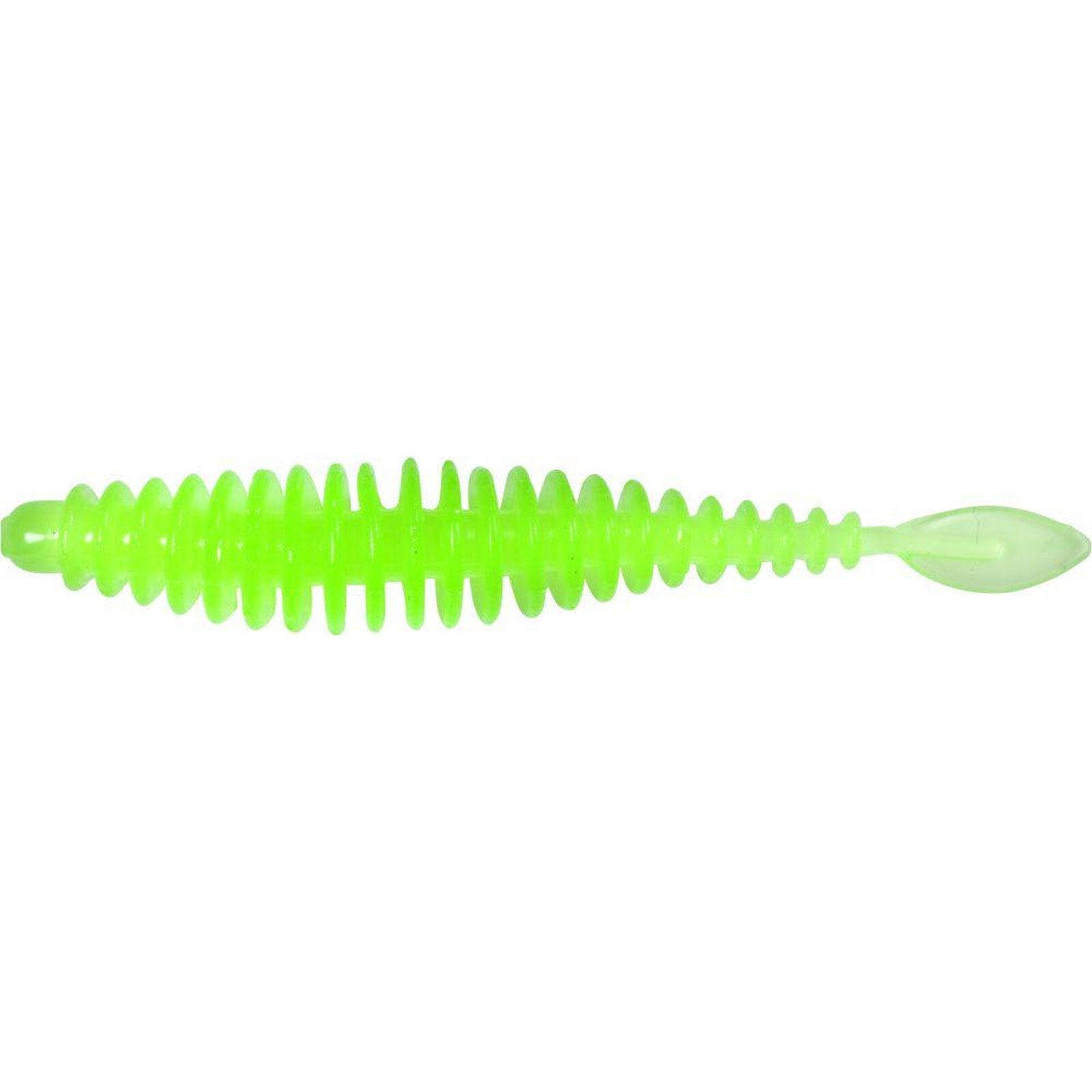 Magic Trout T-Worm P-Tail neon grn Kse 1,5g 6,5cm 6Stk.