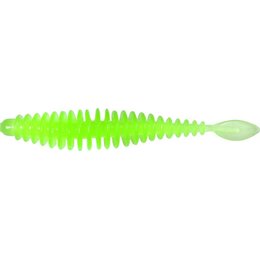 Magic Trout T-Worm P-Tail neon grün Käse 1,5g 6,5cm 6Stk.