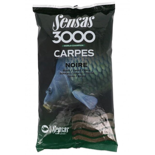 Sensas 3000 Karpfen schwarz 1,00kg