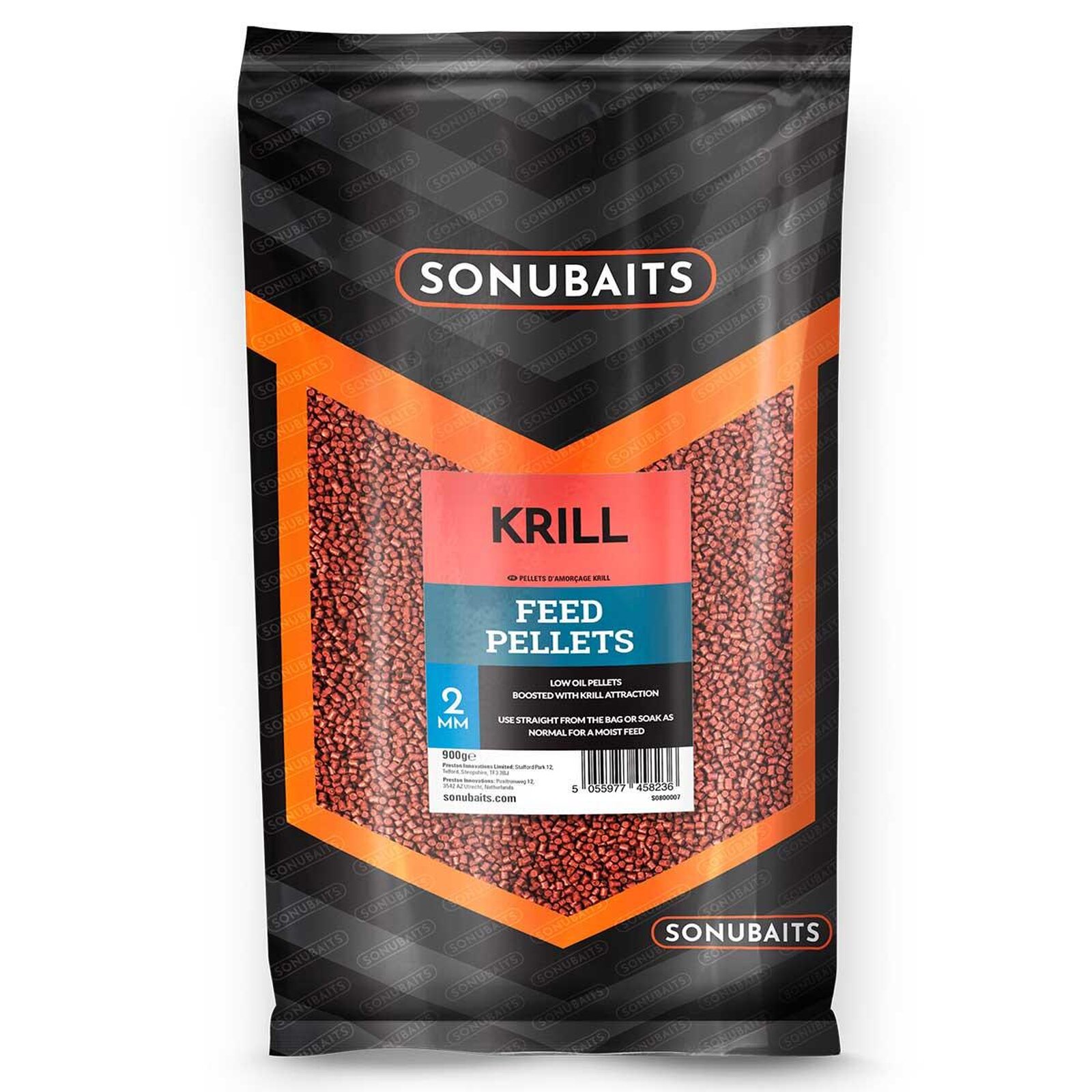 Sonubaits Krill Feed Pellets 2mm 900g
