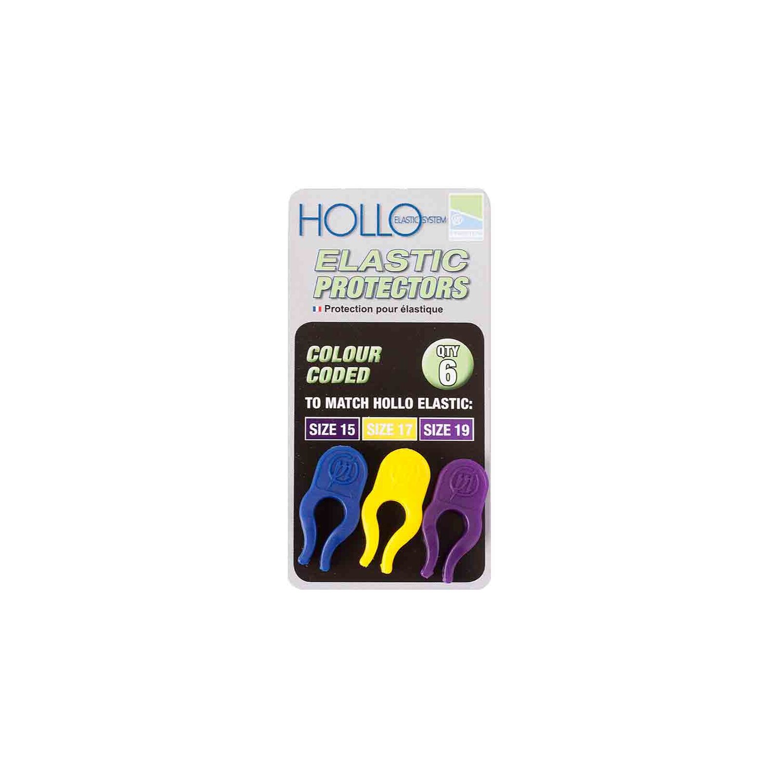 Preston Hollo Elastic Protector - blau/gelb/lila