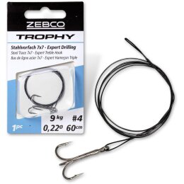 Zebco Trophy Stahlvorfach 7x7 - Expert Drilling 50cm