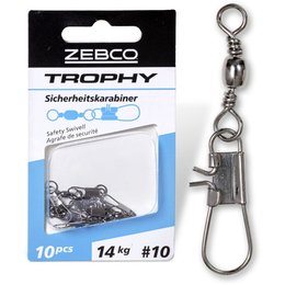 Zebco Trophy Sicherheitswirbel 24mm 14 6kg 10Stk.