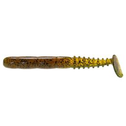 Reins FAT Rockvibe Shad | 5" | Motor Oil Pepper...