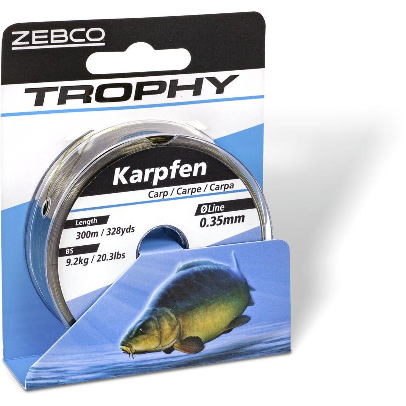 Zebco Trophy Karpfen 300m camou-dunkel