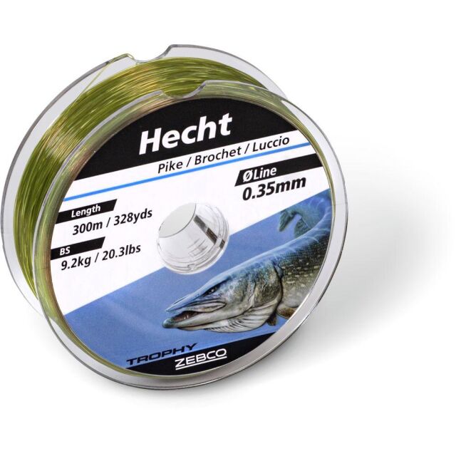 Zebco Trophy Hecht 300m grün