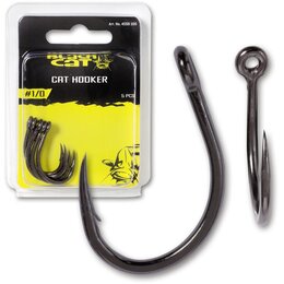 Black Cat Cat Hooker DG coating 5Stk. #5/0