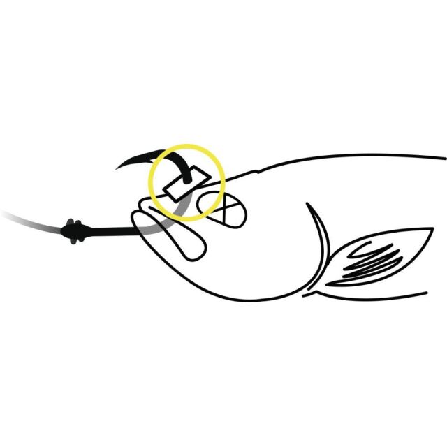 Black Cat Baitfish Stopper 1,50m schwarz