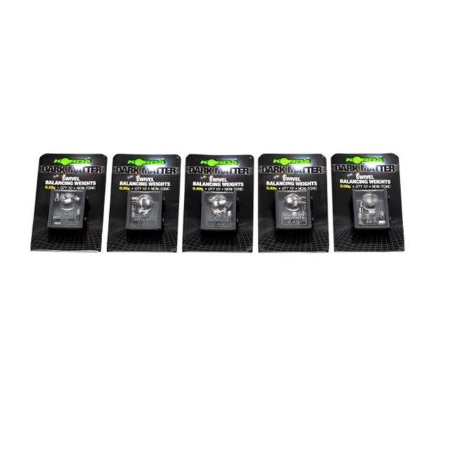 Korda Dark Matter Swivel Balancing Weights 10Stk.