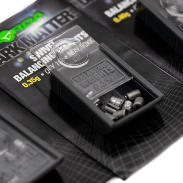 Korda Dark Matter Swivel Balancing Weights 5 Mixed Sizes 15Stk.
