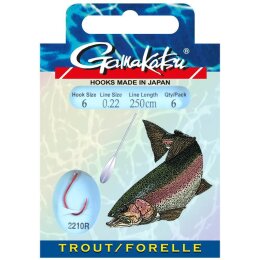 Gamakatsu BKD-2210R Trout 250cm 6Stk.