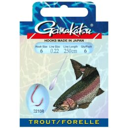 Gamakatsu BKD-2210R Trout 250cm 6Stk. #8 0,20mm