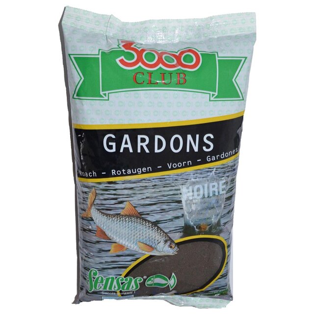 Sensas 3000 Club Gardons noir 1,00kg | schwarzes...