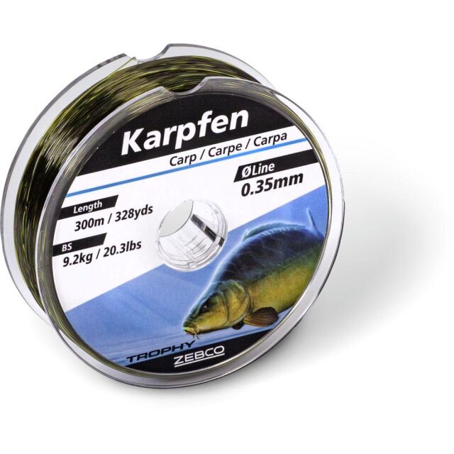 Zebco Trophy Karpfen 300m camou-dunkel 0,40mm 12,7kg