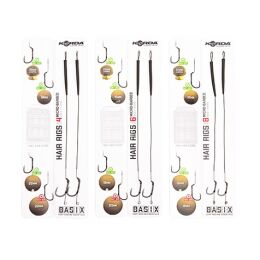 Korda Basix Hair Rigs barbed 2Stk. #6 18lb