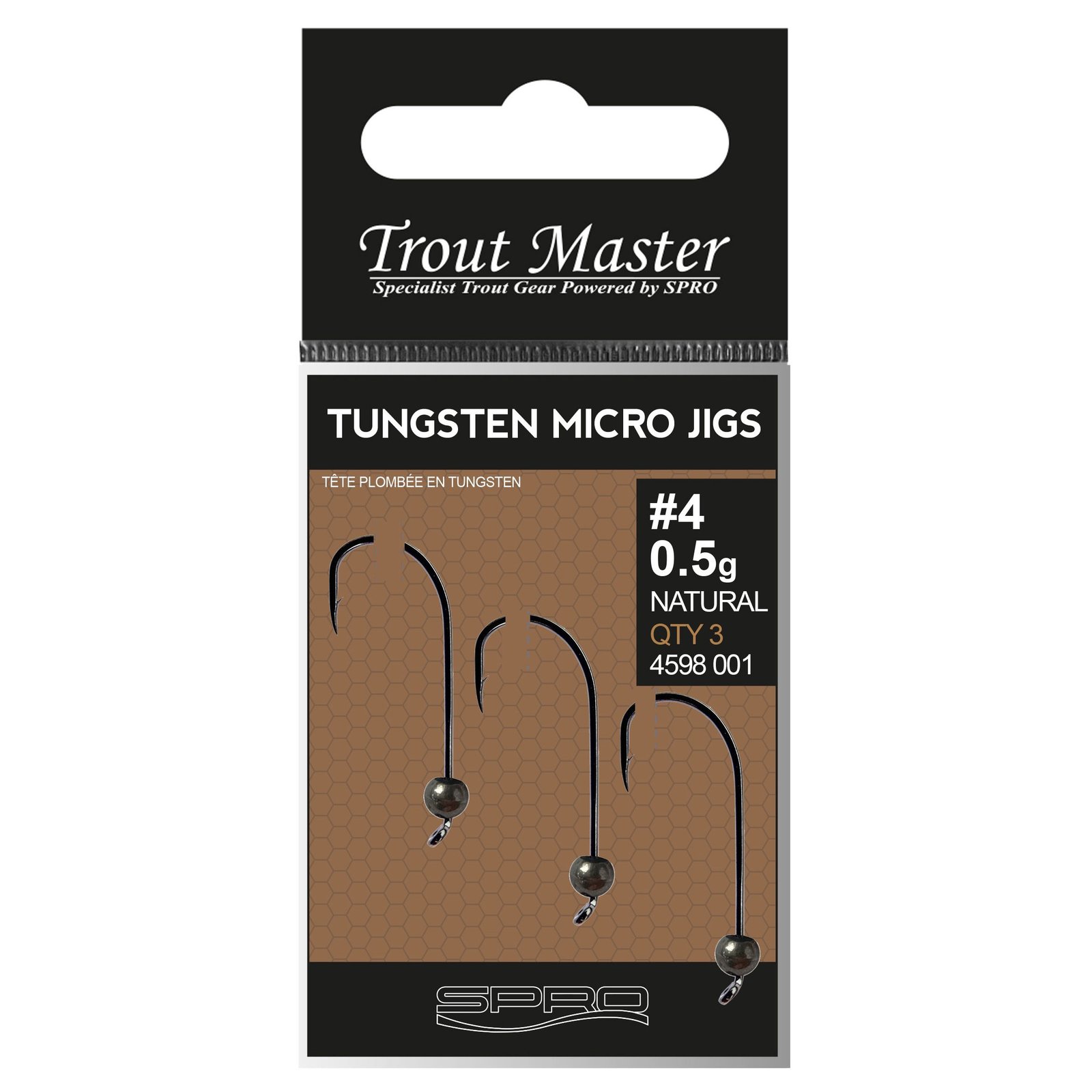 Trout Master Micro Jigs UV Glow 0,9g | 4# | 3Stk.