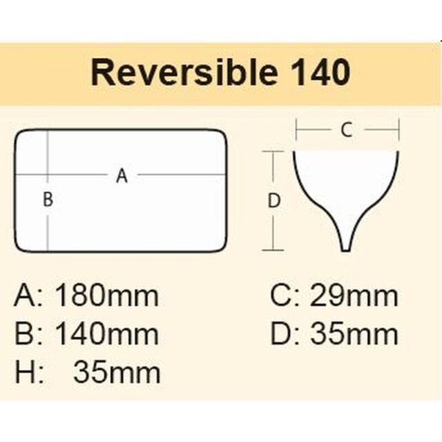 MEIHO Reversible 140 weiß