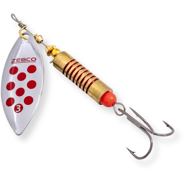 Zebco Trophy Z-River silber/rot Punkte