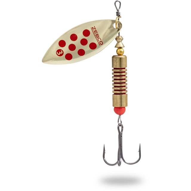 Zebco Trophy Z-River gold/rot Punkte