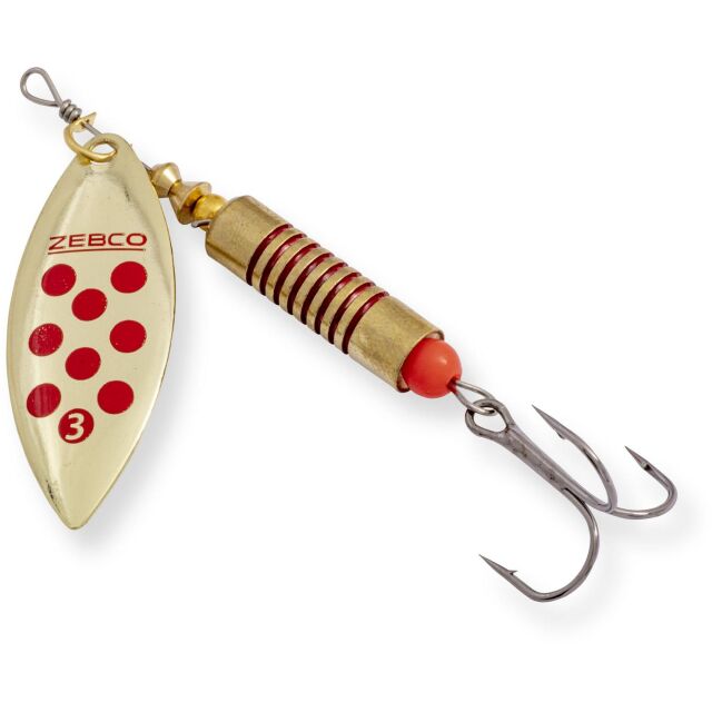 Zebco Trophy Z-River gold/rot Punkte