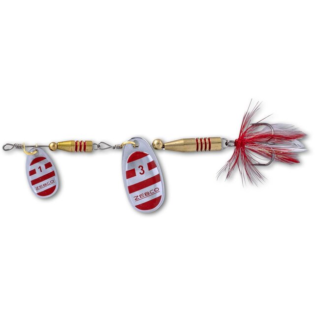 Zebco Trophy Z-Tandem silber/rot Streifen