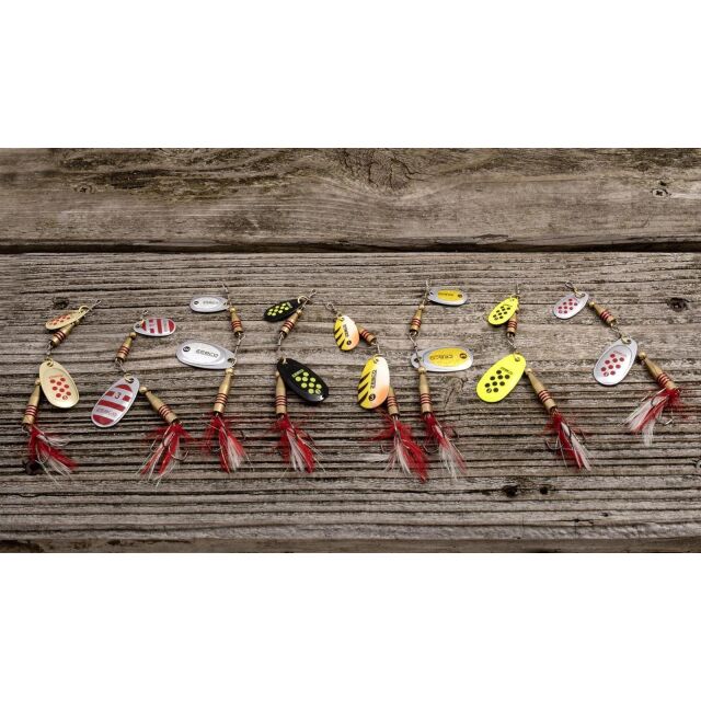 Zebco Trophy Z-Tandem silber/rot Punkte
