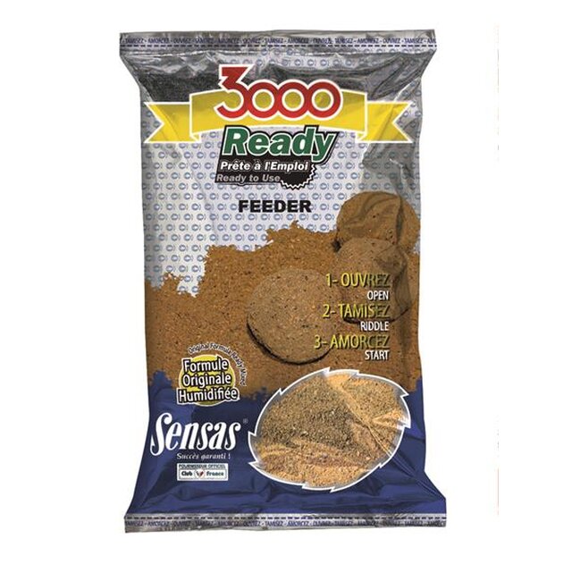 Sensas 3000 Ready Feeder - 1,25kg (angefeuchtet)