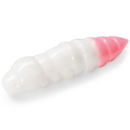 FishUp Pupa 1.2 (10pcs.), #132 - White/Bubble Gum Knoblauch