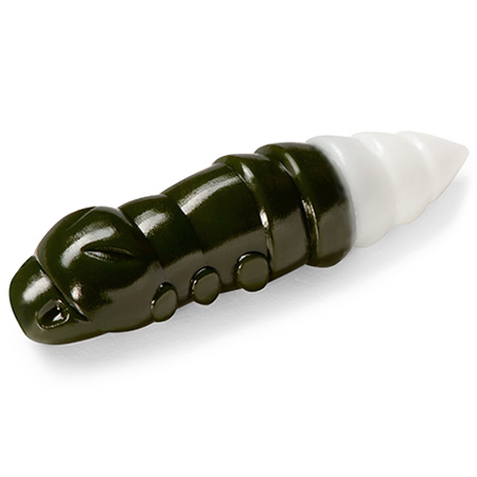 FishUp Pupa  #140 - Dark Olive/White Knoblauch