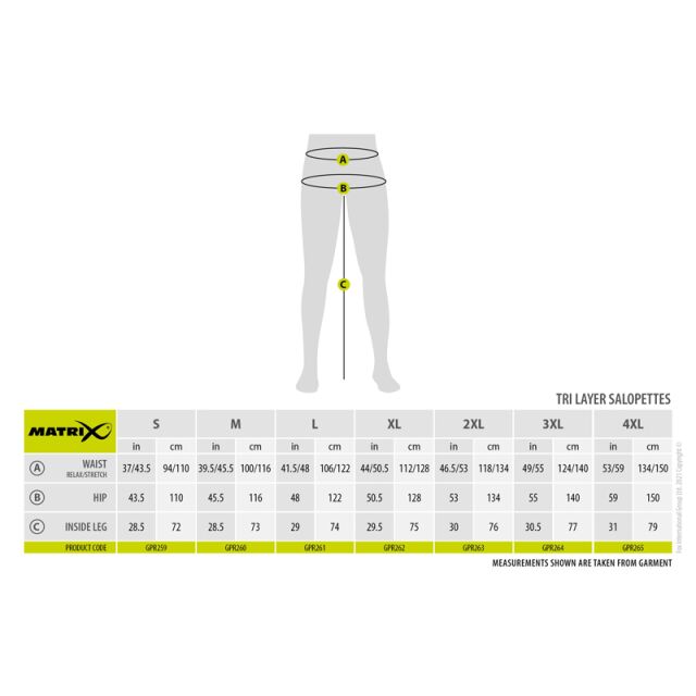 Matrix Tri-Layer Salopettes 25K XXXL